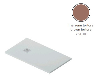 Душевой поддон ArtCeram Lapis PDR025 40 00 120х70см