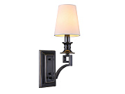 Бра Newport 3140 3141/A black+gold 60Вт E14