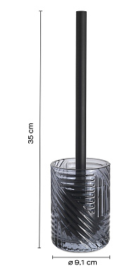 Ёршик Gedy Corinne CR33(05) чёрный матовый