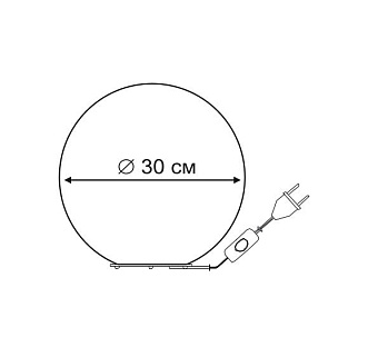 Настольная лампа Arte Lamp SPHERE A6030LT-1WH 60Вт E27