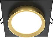 Светильник точечный встраиваемый Maytoni Hoop DL086-GX53-SQ-BG 15Вт GX53