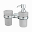Набор аксессуаров для ванной WASSERKRAFT Berkel K-6800 K-6889 хром 2 предметов