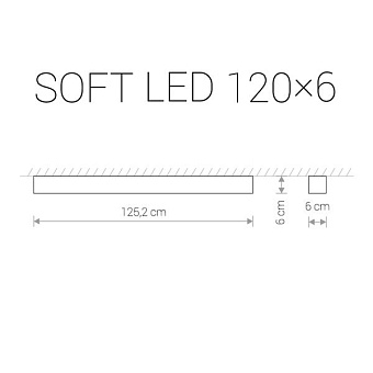 Светильник потолочный Nowodvorski Soft Led 9535 22Вт T8