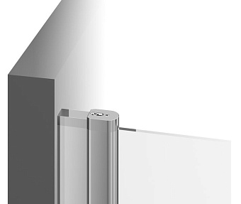 Правая стенка душевого угла RAVAK Chrome CPS-100 195х100см стекло прозрачное