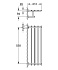 Полка в ванную GROHE Essentials Cube 40512001-ярусная 21х55,8см хром