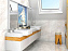 Настенная плитка KERAMA MARAZZI 13014R белый обрезной 89,5х30см 1,343кв.м. глянцевая