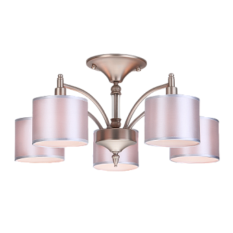 Люстра подвесная Eurosvet Adagio 60080/5 сатин-никель 40Вт 5 лампочек E14